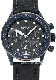 Blancpain Fifty Fathoms Szary/Skóra Ø43.6 mm 5200-0310-G52A