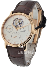 Blancpain Villeret Tourbillon Srebrny/Skóra Ø38 mm 6025-3642-55B