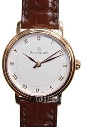 Blancpain Villeret Ultraflach Srebrny/Skóra Ø29 mm 6102-3642-55A