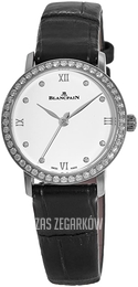Blancpain Villeret Biały/Skóra Ø29.2 mm 6104-4628-55A