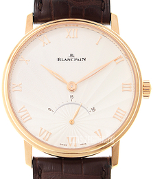 Blancpain Villeret Srebrny/Skóra Ø40 mm 6653-3642-55A