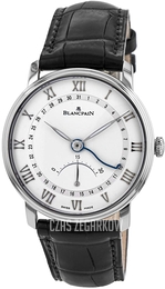 Blancpain Villeret Biały/Skóra Ø40 mm 6653Q-1127-55B