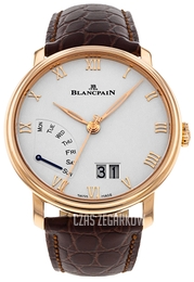 Blancpain Villeret Biały/Skóra Ø40.5 mm 6668-3642-55A