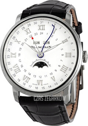 Blancpain Villeret Biały/Skóra Ø40 mm 6676-1127-55B