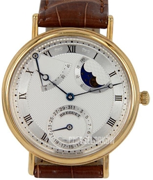 Breguet Classique Srebrny/Skóra Ø35.5 mm 3137BA-11-986