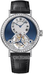 Breguet Classique Niebieski/Skóra Ø35 mm 3358BB-2Y-986-DD0D