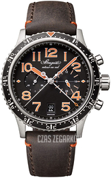 Breguet Type Xxi Czarny/Skóra Ø42 mm 3815TI-HO-3ZU