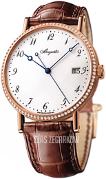Breguet Classique Biały/Skóra Ø38 mm 5178BR-29-9V6 D000