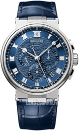 Breguet Marine Niebieski/Skóra Ø42.3 mm 5527BB-Y2-9WV