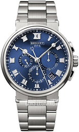 Breguet Marine Niebieski/Tytan Ø42.3 mm 5527TI-Y1-TW0