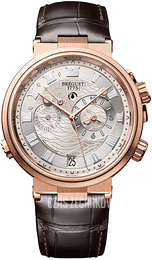 Breguet Marine Srebrny/Skóra Ø40 mm 5547BR-12-9ZU