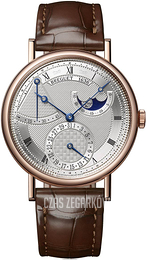 Breguet Classique Srebrny/Skóra Ø39 mm 7137BR-15-9VU