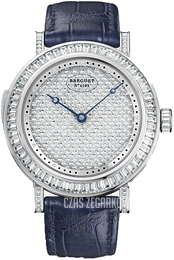Breguet Classique Srebrny/Skóra Ø45 mm 7639BB-6D-9XV-DD0D