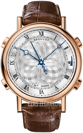 Breguet Classique Srebrny/Skóra Ø48 mm 7800BR-AA-9YV-02