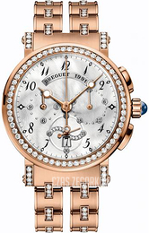 Breguet Marine Biały/18 karatowe różowe złoto Ø34.6 mm 8828BR-5D-RM1-DDD0