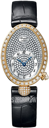 Breguet Reine De Naples Zestaw diamentów/Skóra Ø24.95 mm 8928BA-8D-944-DD0D3L
