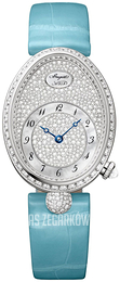 Breguet Reine De Naples Zestaw diamentów/Skóra Ø28.45 mm 8938BB-8D-964-DD0D