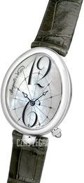 Breguet Reine De Naples Biały/Skóra Ø35.5 mm 8967ST-58-986