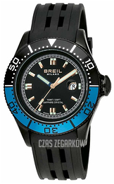 Breil Milano Czarny/Guma Ø44 mm BW0402