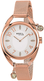 Breil Tribe Srebrny/Stal w kolorze różowego złota Ø32 mm EW0357
