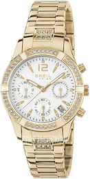 Breil Tribe Biały/Stal w odcieniu złota Ø36 mm EW0563