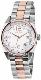 Breil Master Biały/Stal w kolorze różowego złota Ø35 mm TW1414