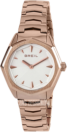 Breil Biały/Stal w kolorze różowego złota Ø34 mm TW1703