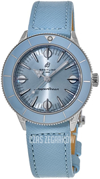 Breitling Superocean Heritage 57 Niebieski/Skóra Ø38 mm A10340161C1X1