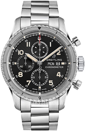 Breitling Aviator 8 B01 Chronograph 43 Czarny/Stal Ø43 mm A13316101B1A1