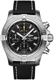 Breitling Avenger Chronograph 45 Czarny/Skóra Ø45 mm A13317101B1X1