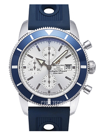 Breitling Superocean Heritage Chronograph Srebrny/Guma Ø46 mm A1332016-G698-205S-A20D.2