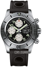 Breitling Superocean Chronograph Steelfish Czarny/Guma Ø44 mm A13341C3-BD19-200S-A20DSA.2