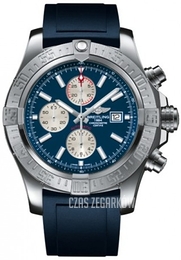 Breitling Super Avenger II Chronograph Niebieski/Guma Ø48 mm A1337111.C871.139S.A20S.1