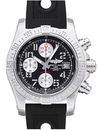 Breitling Avenger II Chronograph Czarny/Guma Ø43 mm A1338111.BC33.200S.A20D.2