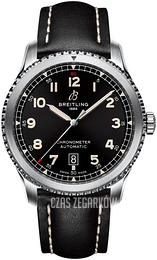 Breitling Aviator 8 Automatic 41 Czarny/Skóra Ø41 mm A17315101B1X1