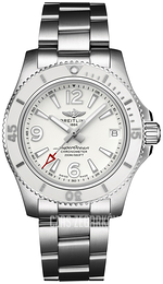 Breitling Superocean Ii 36 Biały/Stal Ø36 mm A17316D21A1A1