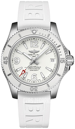 Breitling Superocean Ii 36 Biały/Guma Ø36 mm A17316D21A1S1