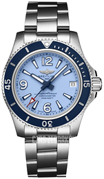 Breitling Superocean Ii 36 Niebieski/Stal Ø36 mm A17316D81C1A1