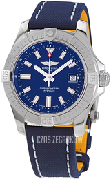 Breitling Avenger Automatic 43 Niebieski/Skóra Ø43 mm A17318101C1X2