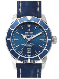 Breitling Superocean Heritage 46 Niebieski/Skóra Ø46 mm A1732016-C734-101X-A20BA.1