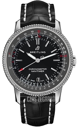 Breitling Navitimer 01 Czarny/Skóra Ø38 mm A17325241B1P1