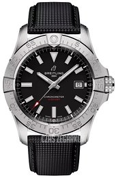 Breitling Avenger Automatic 42 Czarny/Skóra Ø42 mm A17328101B1X1