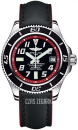 Breitling Superocean II 42 Czarny/Skóra Ø42 mm A1736402-BA31-224X-A18BA.1