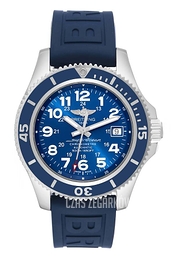 Breitling Superocean II 42 Niebieski/Guma Ø42 mm A17365D1-C915-148S-A18S.1