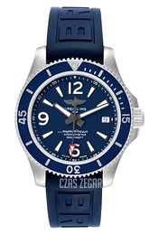 Breitling Superocean Ii 42 Niebieski/Guma Ø42 mm A17366D81C1S2