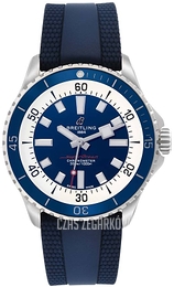 Breitling Superocean Automatic 42 Niebieski/Guma Ø42 mm A17375E71C1S1