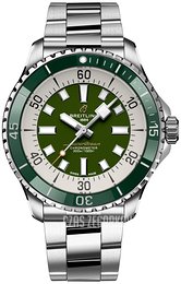 Breitling Superocean Automatic 44 Zielony/Stal Ø44 mm A17376A31L1A1