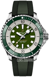 Breitling Superocean Automatic 44 Zielony/Guma Ø44 mm A17376A31L1S1