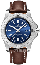 Breitling Colt Automatic Niebieski/Skóra Ø44 mm A17388101C1X4