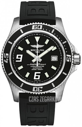 Breitling Superocean II 44 Czarny/Guma Ø44 mm A1739102-BA77-152S-A20SS.1
